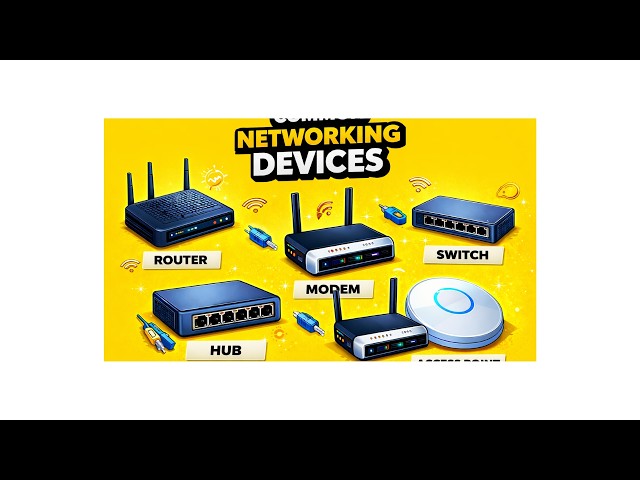 ''Common Networking Devices Explained for Beginners"🚀💡