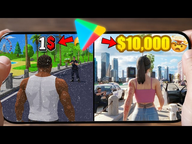 1$ vs 10,000$ open world game! 💰 Unexpected 🤯