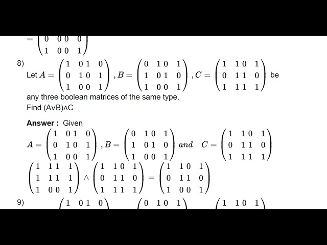 12TH MATHS IMPORTANT (Discrete Mathematics)