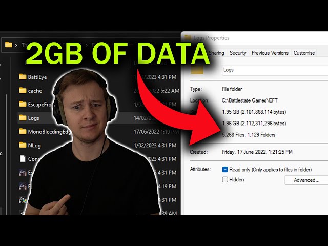 EFT Wastes your SSD space, DELETE those files ! - Escape From Tarkov