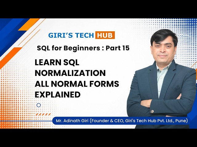 Types of Normalization in SQL | 1NF, 2NF, 3NF, BCNF, 4NF & 5NF Explained