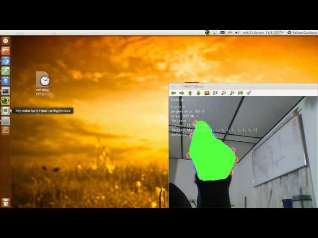 OpenCV + Python + Hand Tracking + Gesture Recognition