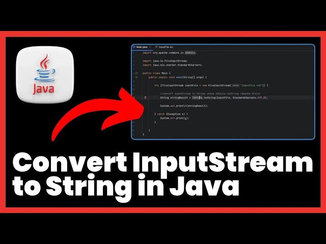 How to Convert InputStream to String in Java | FULL GUIDE
