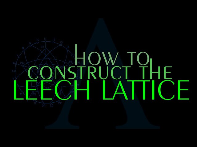 How to construct the Leech lattice