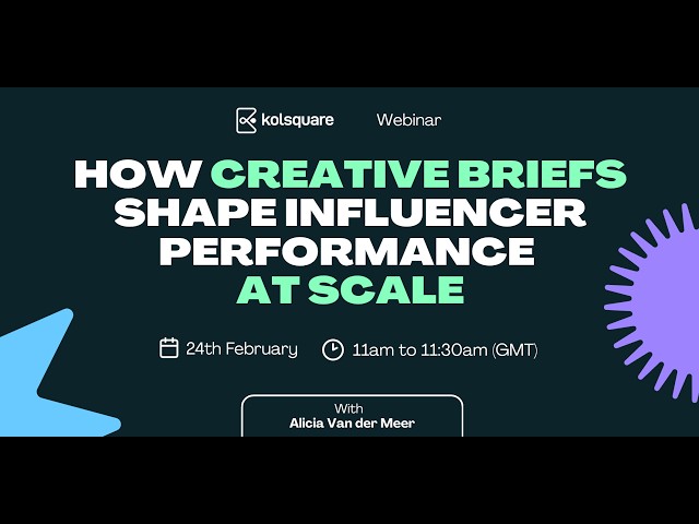 How Creative Briefs Shape Influencer Performance at Scale