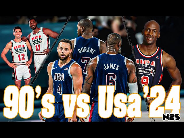 ALL Star 90's vs Usa Basketball' 24 - Simulation - Full Game - NBA 2K26