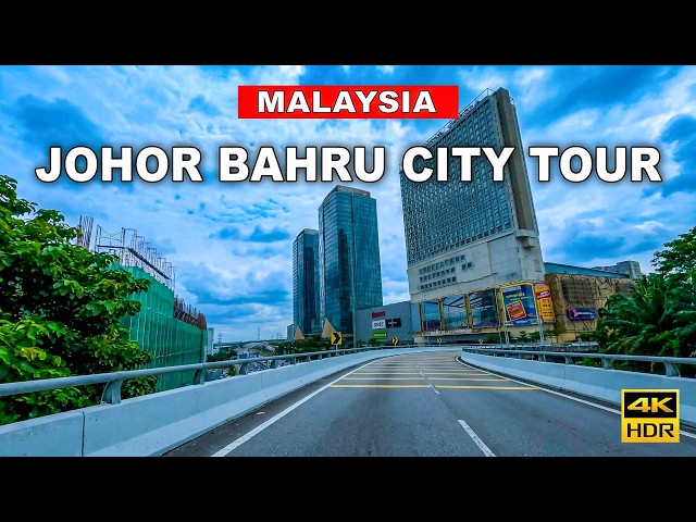 🇲🇾 Driving In Johor Bahru | Malaysia Second Largest City Tour By Car🚘👍🛍️