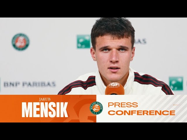 Jakub Mensik | QF Press Conference | Roland-Garros 2026