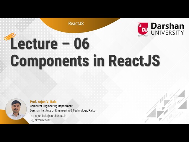 ReactJS Components Explained | Introduction to Components