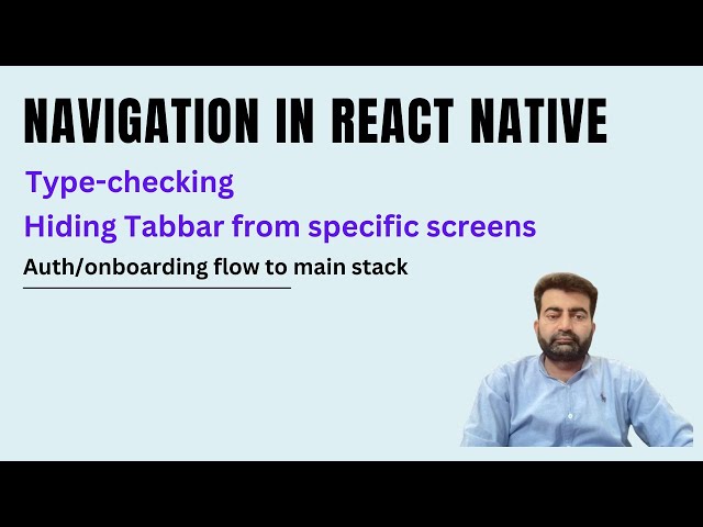 React Native Navigation with Typescript