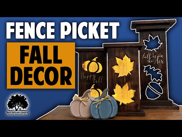 Easy Fall Projects You Can Make From Fence Pickets