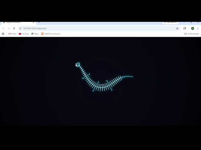 Reptile Animation in HTML CSS & JavaScript Tutorial | Pure JS Canvas Project