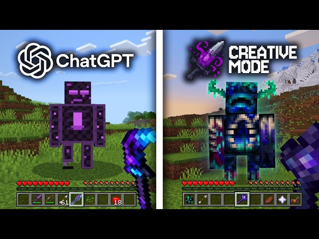 ChatGPT vs CreativeMode Make a Minecraft Add-On From Scratch