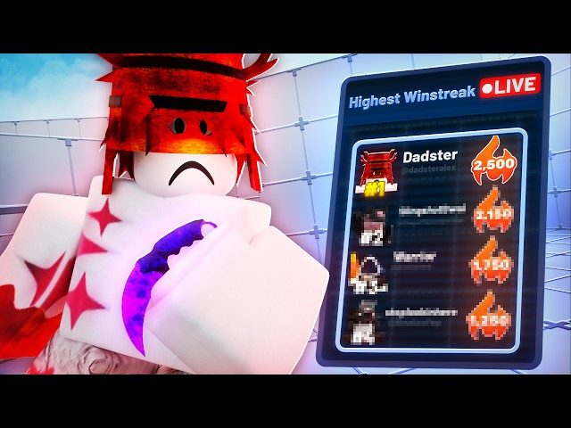 How I Became The FIRST KNIFER To Reach The STREAK LEADERBOARD!