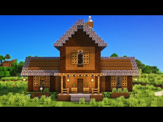Minecraft Spruce House Tutorial | How to Build a Spruce House in Minecraft