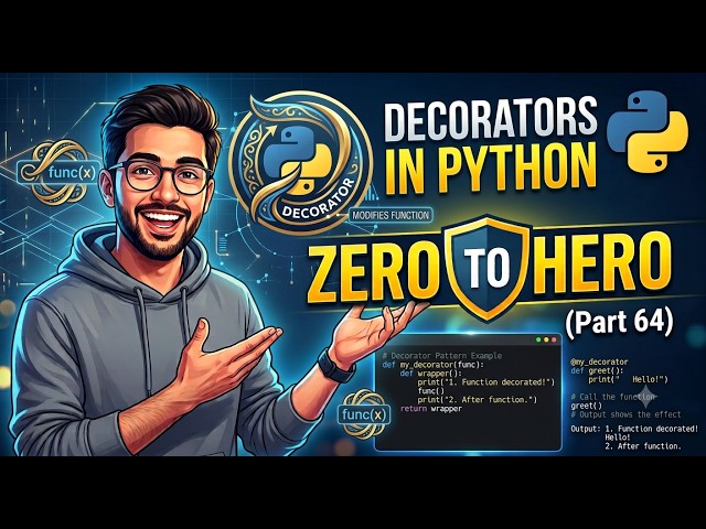 Decorators in Python | Zero to Hero (Part 64)