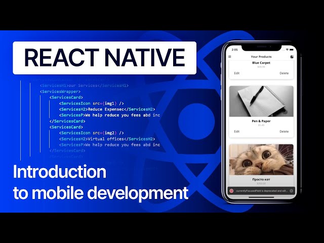 Introduction to mobile development: React Native. Expo.