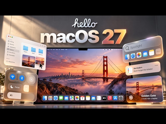 macOS 27 Golden Gate Is INSANE!🔥 20+ New Features You NEED to Try (Hindi)