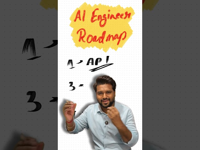 How to Become an AI Engineer in 1 Month (2026 Roadmap) 🗺️