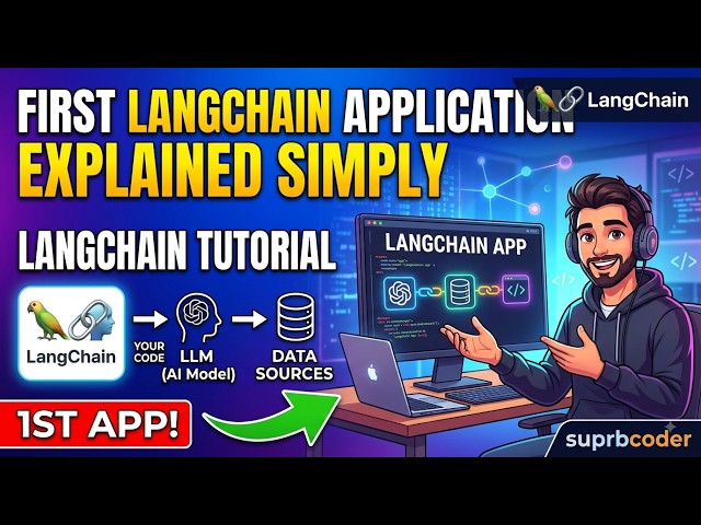 First LangChain Application +  Chat Models Explained Simply | LangChain Tutorial | suprbcoder