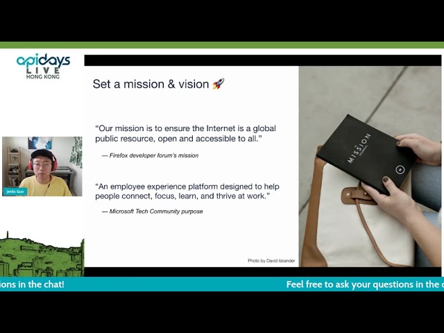Apidays LIVE Hong Kong 2021 - How to start a tech community By Jenks Guo At Linktree
