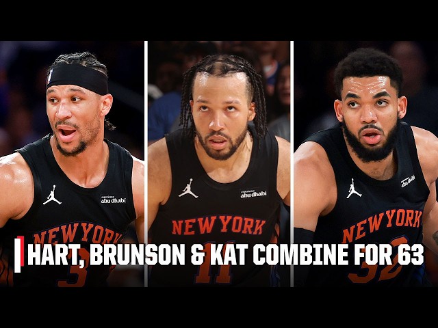 Josh Hart scores playoff CAREER-HIGH 26 PTS as Knicks take 2-0 series lead in ECF 🚨 | NBA on ESPN