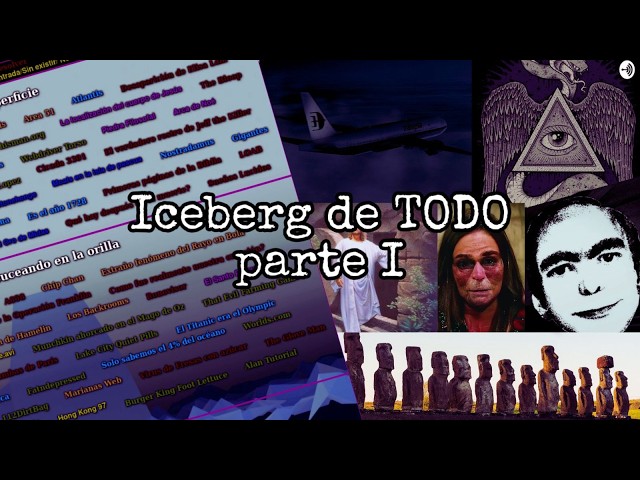 EXTENSO iceberg de TODO (lost media, teorías y misterios)