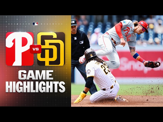 Phillies vs. Padres Game Highlights (5/27/26) | MLB Highlights
