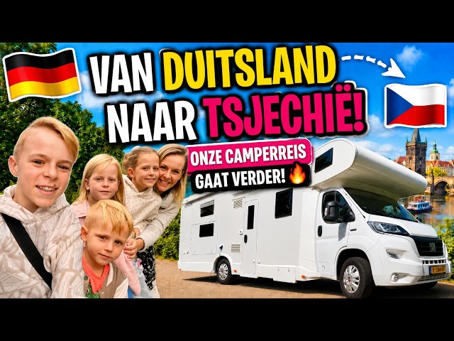 FROM GERMANY 🇩🇪 TO CZECH REPUBLIC 🇨🇿! Our camper trip continues | Bellinga Vlog #3588