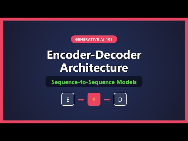Encoder-Decoder Architecture Explained: Seq2Seq Models for Beginners