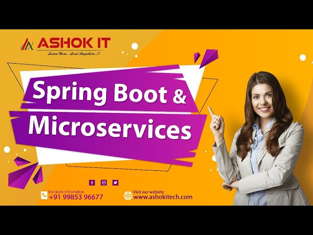 Spring Boot with Cloud & Microservices | Session -1 | Ashok IT