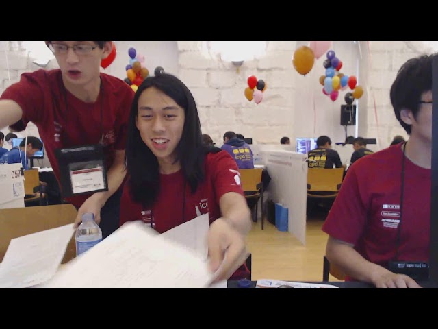 Massachusetts Institute of Technology solve their ninth problem 22 minutes before the contest end