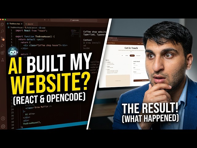 I Let AI Build My Entire React Website | Here's What Happened