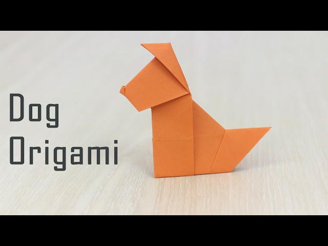 How to Make an Easy Origami Dog - Paper Dog Tutorial