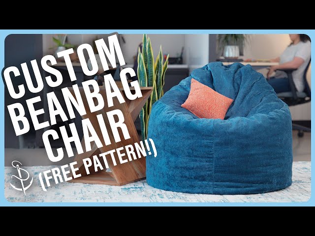 Cree el sillón tipo puf de bricolaje perfecto y elegante con facilidad ¡Patrón gratis!