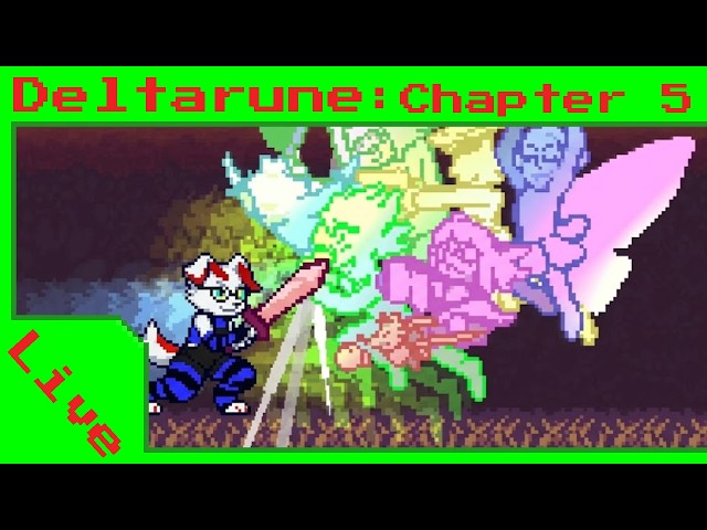 Deltarune Flowery Fight with Danikcat Complete - Now Jevil Fight [Feat @DanikaCat @CuddleTheFoxcat]