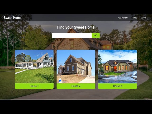 Simple website using HTML and CSS