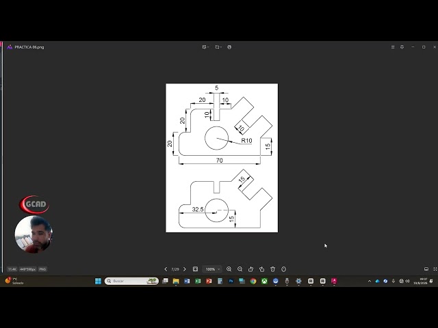 Aprende AutoCAD desde cero: Resolución de la Práctica 6 - Tutorial paso a paso (Plano 2D)