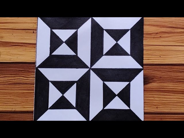Geometric Patterns Drawing | Easy Geometry Art Ideas | 3D & Abstract Designs 