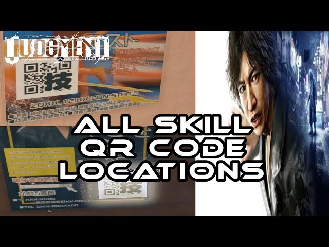 Judgment I All Skill Based QR Code Locations (Tiger Drop / Tiger Dances)