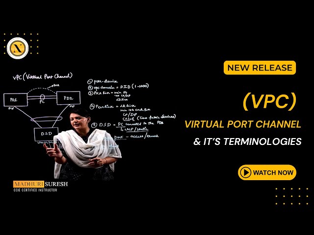 What is VPC (Virtual Port Channel) & Its Terminologies by Ms. Madhuri Suresh