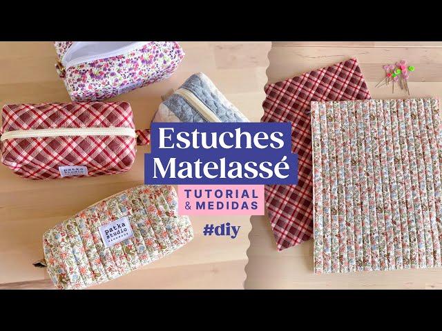 DIY Quilted Cases | Zipper Box Pouch with Quilting | Patterns & Sewing | Patka Studio