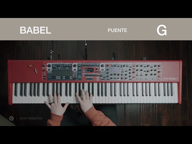 Babel - Un Corazón | Tutorial Oficial Piano