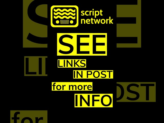 New Channels on Script.TV 📺 #watch2earn #film3 #bitcoin #blockchain