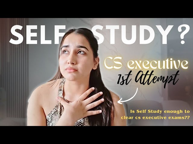 Possible to clear CS EXECUTIVE MODULE 1 by SELF STUDY ? 1st ATTEMPT FREE OF COST | Tips & Strategy✨