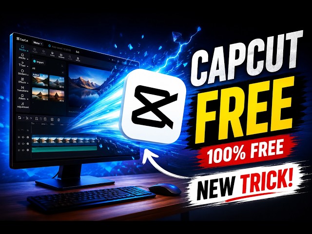 CapCut Pro FREE Trick in PC 2026 😱🔥 | Windows 10/11 Complete Guide 💻