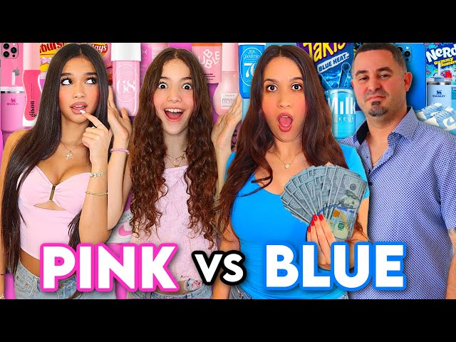 NO BUDGET SHOPPING IN ONLY PINK VS BLUE💗🩵