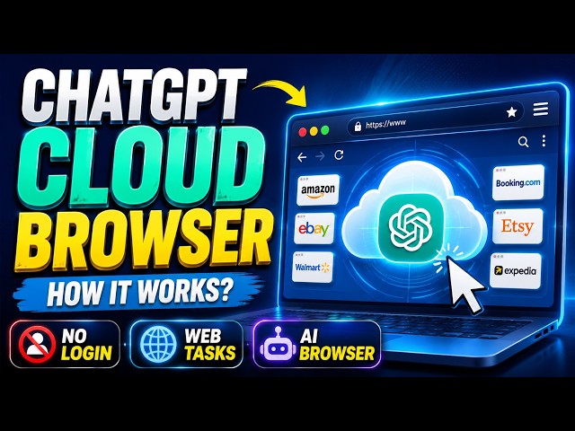 ChatGPT Cloud Browser Explained | How It Works + Real-Life Examples !!