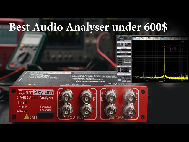 The Best Affordable Audio Analyzer? QuantAsylum QA403