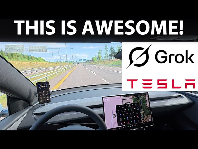 Testing Grok AI in Tesla Model Y Standard - It's excellent but has some issues